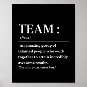 Team definition best team ever poster