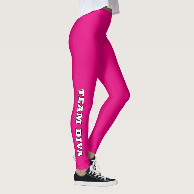 "TEAM DIVA" LEGGINGS (Right)