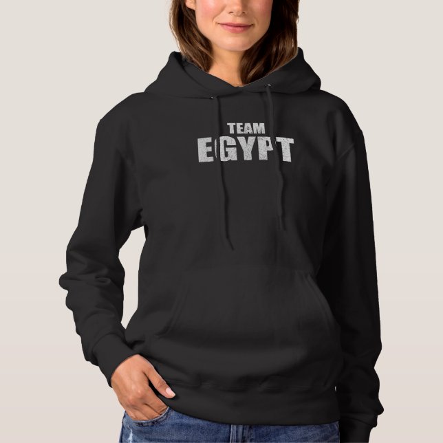Team Egypt Country Support Hoodie (Front)