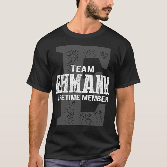 Team EHMANN Lifetime Member T-Shirt (Front)