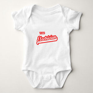 Team Electrician Baby Bodysuit