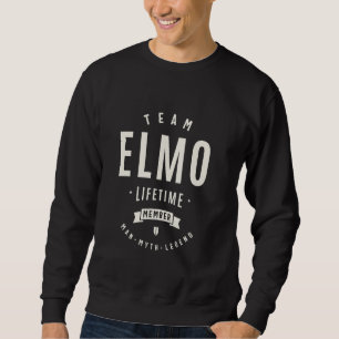 Team Elmo Lifetime Member Funny Name Elmo Sweatshirt