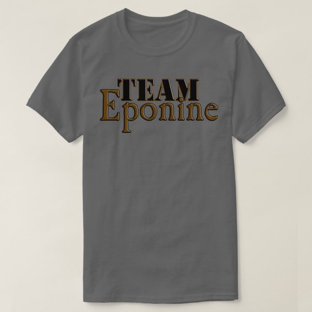 Team Eponine T-Shirt (Design Front)