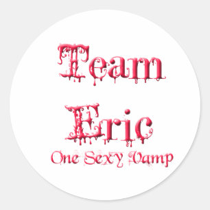 Team Eric Classic Round Sticker