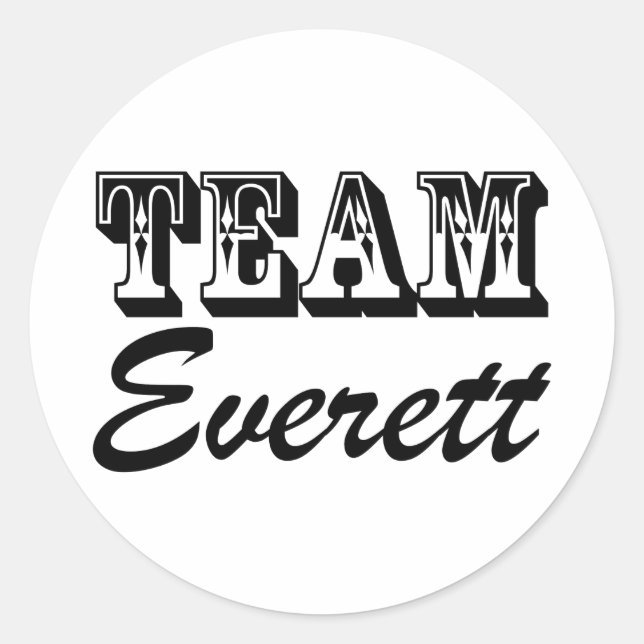Team Everett Stickers (Front)