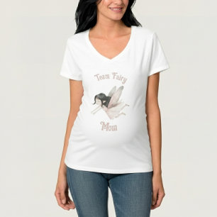 Team Fairy Mum T-shirt for Baby Shower