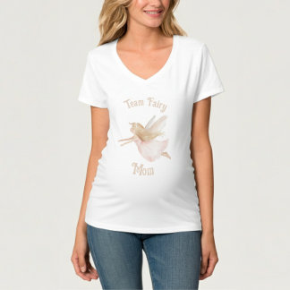Team Fairy Mum T-shirt for Baby Shower