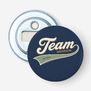 Team family gathering cold sport logo bottle opener