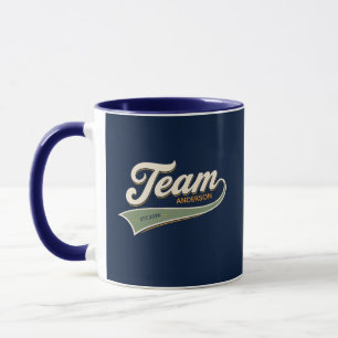 Team family gathering cold sport logo mug