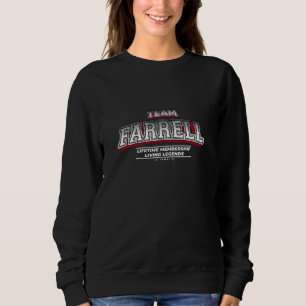 Team FARRELL Family Surname Last Name Member Sweatshirt