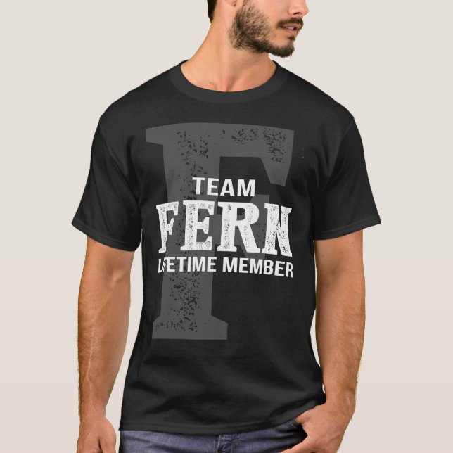 Team FERN Lifetime Member T-Shirt (Front)
