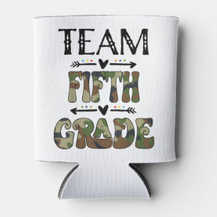 Team Fifth Grade Back To School Day Camo Teachers Can Cooler