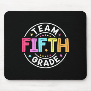 Team Fifth Grade Teacher Ck To School 5th Grade Sq Mouse Pad