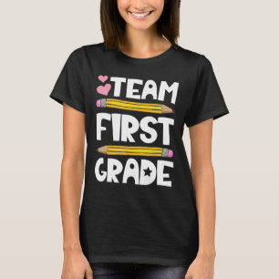 Team First Grade Fun 1st Byck To School Teacher St T-Shirt