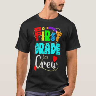 Team First Grade Hello 1st Grade Rocks Back To Sch T-Shirt