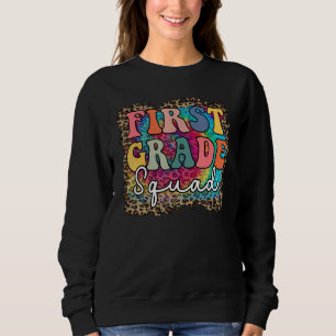 Team First Grade Squad First Day of Back to School Sweatshirt