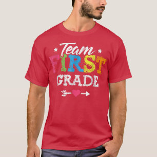 Team First Grade T-Shirt 1st Grade Back To School
