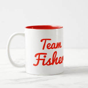 Team Fisher Two-Tone Coffee Mug