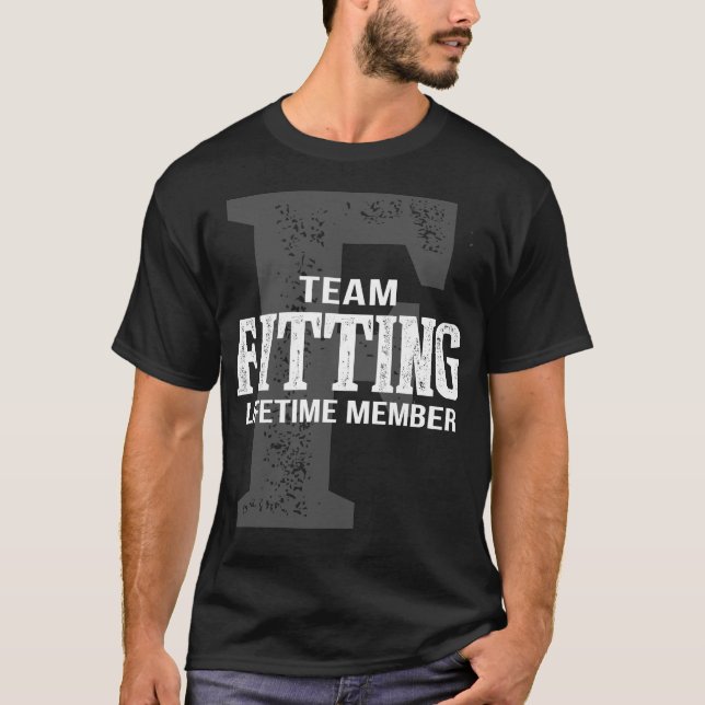 Team FITTING Lifetime Member T-Shirt (Front)