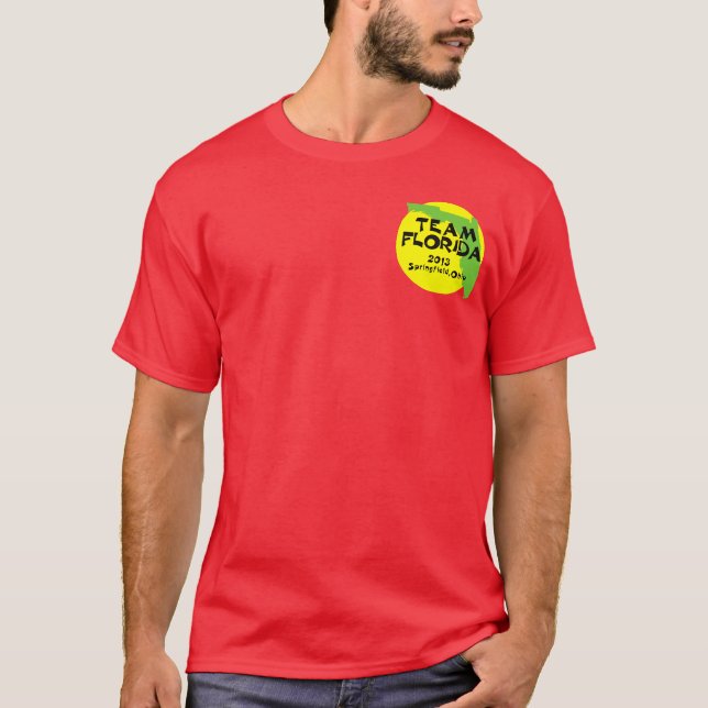 Team Florida Shirt for Dave Dockus (Front)
