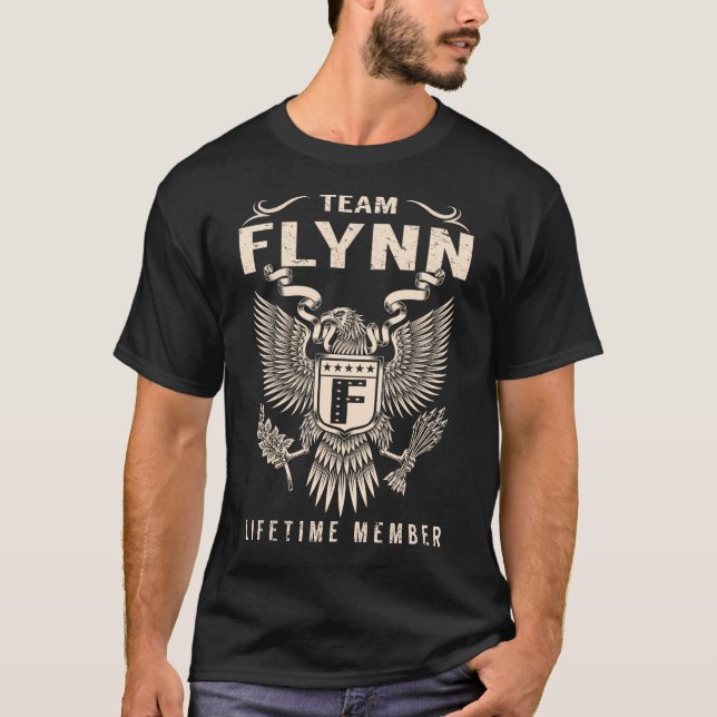 Team FLYNN Lifetime Member T-Shirt (Front)