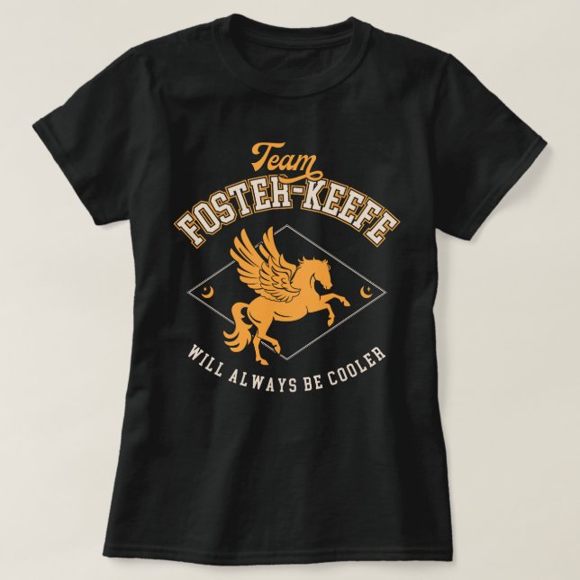 Team Foster-Keefe KOTLC Foxfire Academy Black Swan T-Shirt (Design Front)