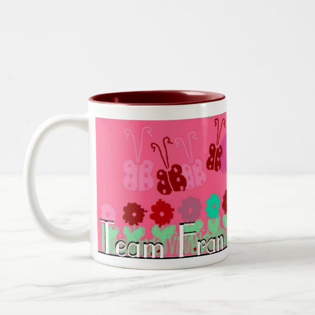Team Fran Butterfly Mug (Left)