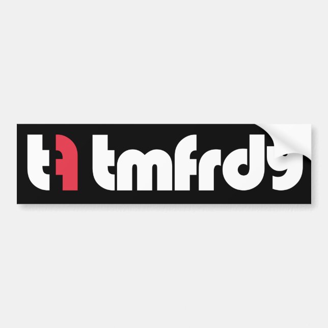 Team Friday Alt Logo Bumper Sticker (Front)