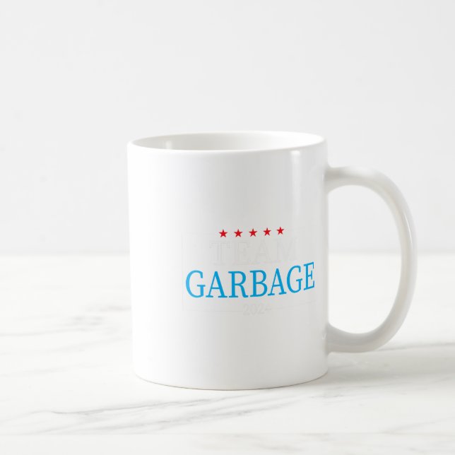 Team Garbage 2024 Trump Us Election  Coffee Mug (Right)