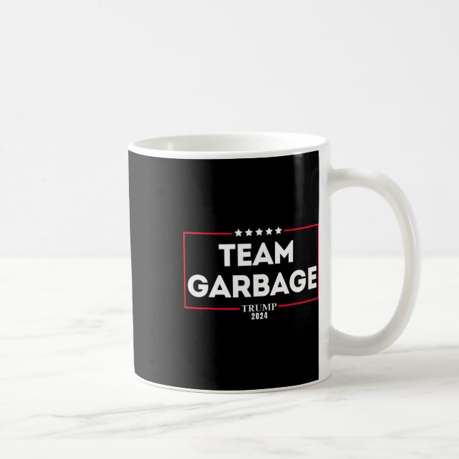 Team Garbage For Trump 2024 1  Coffee Mug (Right)