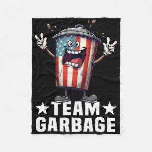 Team Garbyge Make American Garbyge Great Again Fleece Blanket