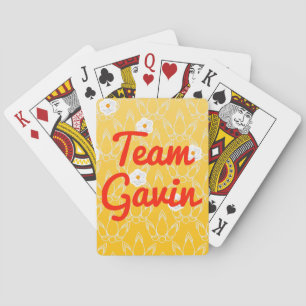 Team Gavin Playing Cards
