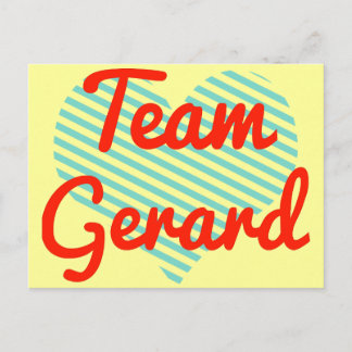 Team Gerard Postcard