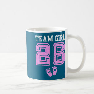 Team Girl 2026 Gender Reveal Party Baby Announceme Coffee Mug