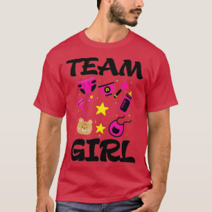 Team Girl Gender Reveal Party Team Girl 2 T-Shirt
