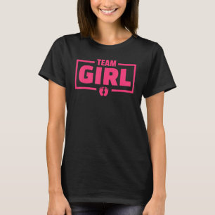 Team Girl Gender Reveal Party Team Pink Baby Annou T-Shirt