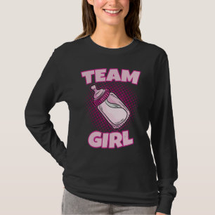 Team Girl Gender Reveal Party Team Pink Baby Annou T-Shirt