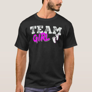 Team Girl Gender Reveal Party Team Pink Baby Annou T-Shirt