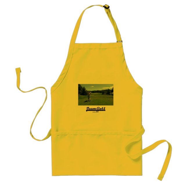 Team Golf (Golfer On Golf Course) Standard Apron (Front)