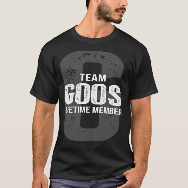 Team GOOS Lifetime Member T-Shirt (Front)