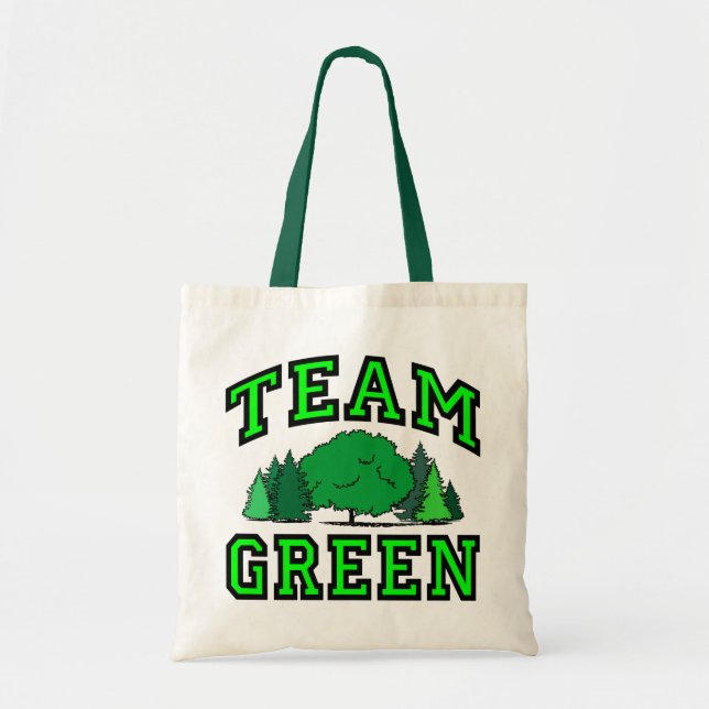 Team Green Tote Bag (Front)