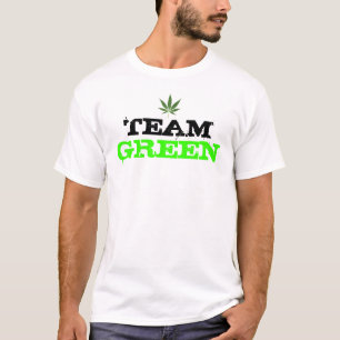 "Team Green" weed t shirt