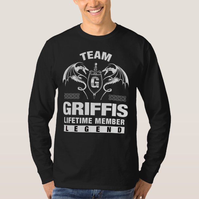Team Griffis Lifetime Member T-Shirt (Front)