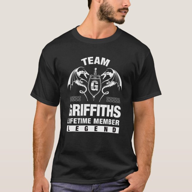 Team Griffiths Lifetime Member T-Shirt (Front)