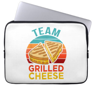 Team Grilled Cheese Funny Sandwich Lover Graphic Laptop Sleeve