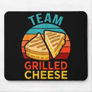 Team Grilled Cheese Funny Sandwich Lover Graphic Mouse Pad