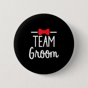 Team Groom Bachelor Party 6 Cm Round Badge