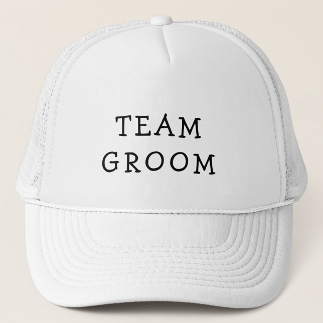 TEAM GROOM BACHELOR TUCKER HAT (Front)