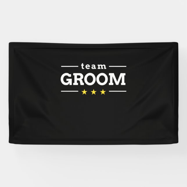 Team Groom Banner (Horizontal)