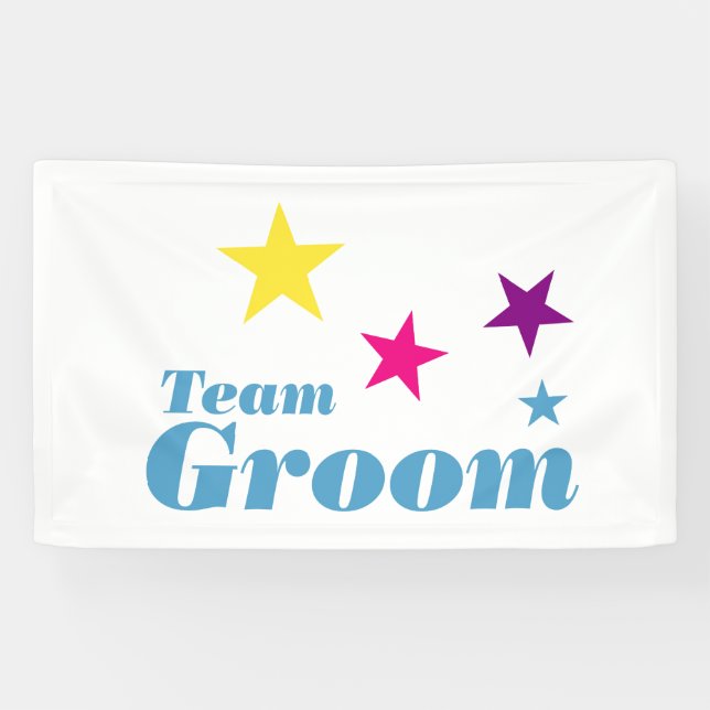Team groom banner (Horizontal)